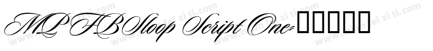 MP FBSloop Script One字体转换